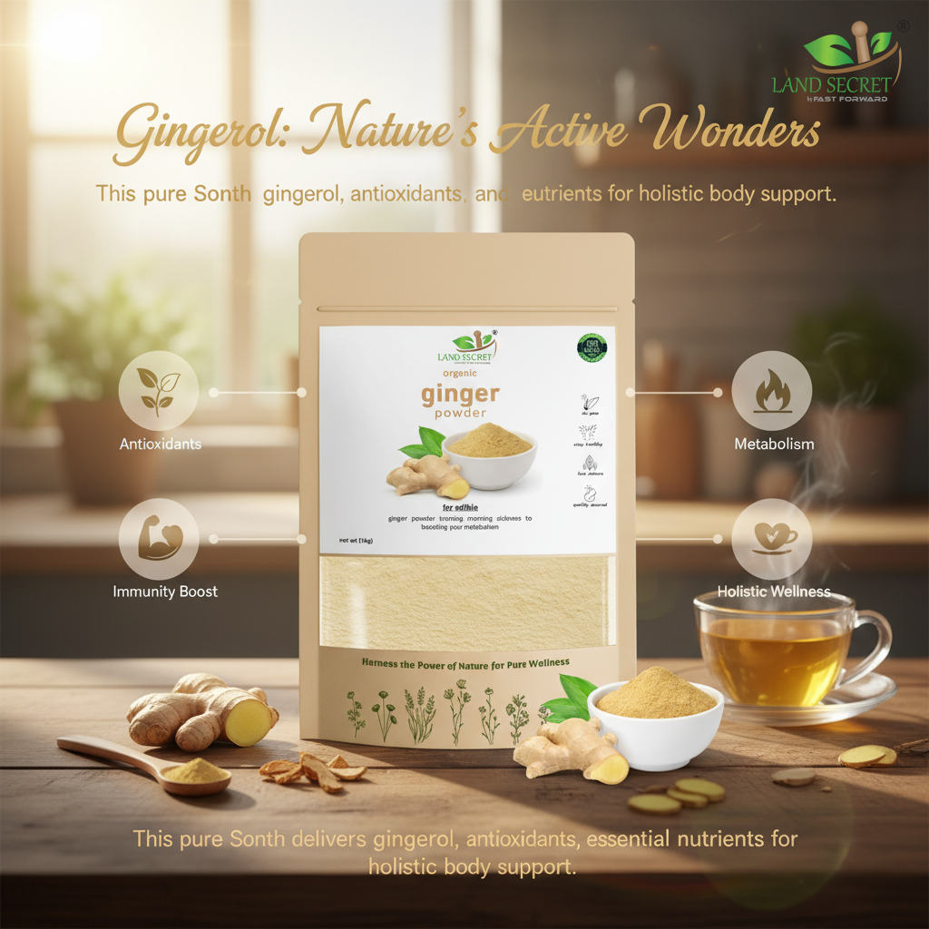 Ginger Powder ā 100% Natural & Pure | Perfect for Cooking, Herbal Tea, Detox Drinks, Smoothies & Everyday Wellness