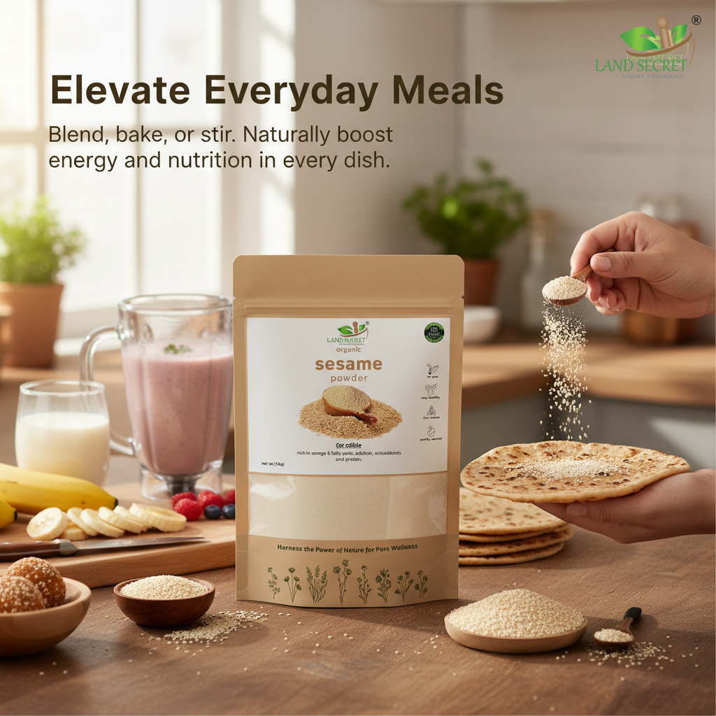 Sesame Powder (Til) – 100% Natural Superfood | Rich in Healthy Fats, Plant Protein & B Vitamins