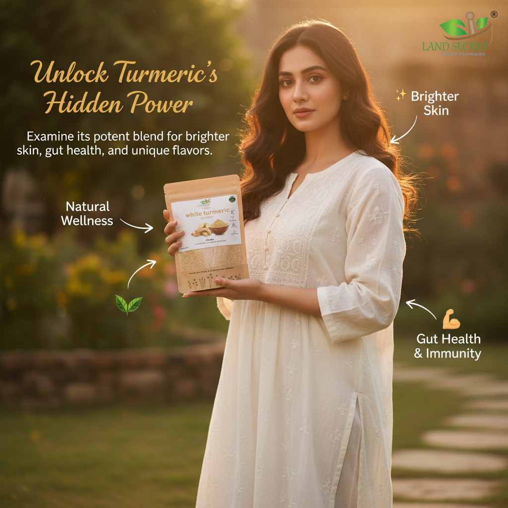 White Turmeric Powder - Kachoor Powder - Health and Skin Advantages, Culinary and Beauty Uses
