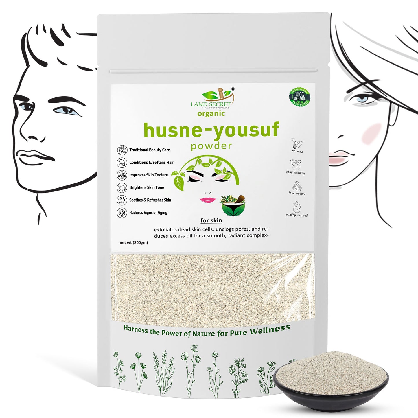 Land-Secret-husn-e-yousuf-powder-skin-care