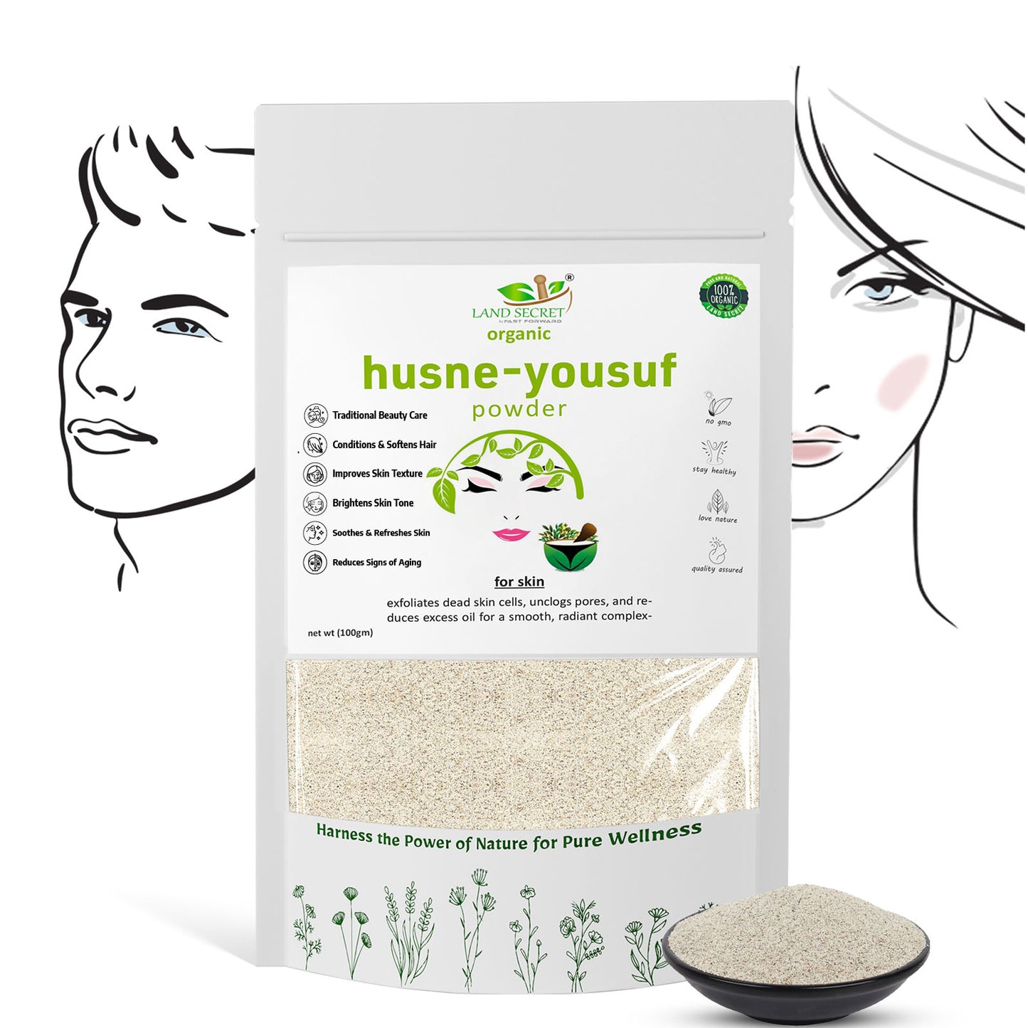Land-Secret-husn-e-yousuf-powder-skin-care