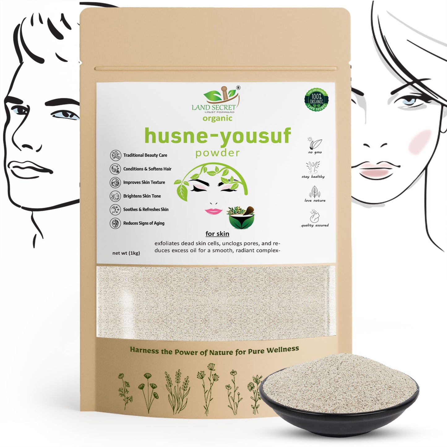 Land-Secret-husn-e-yousuf-powder-skin-care