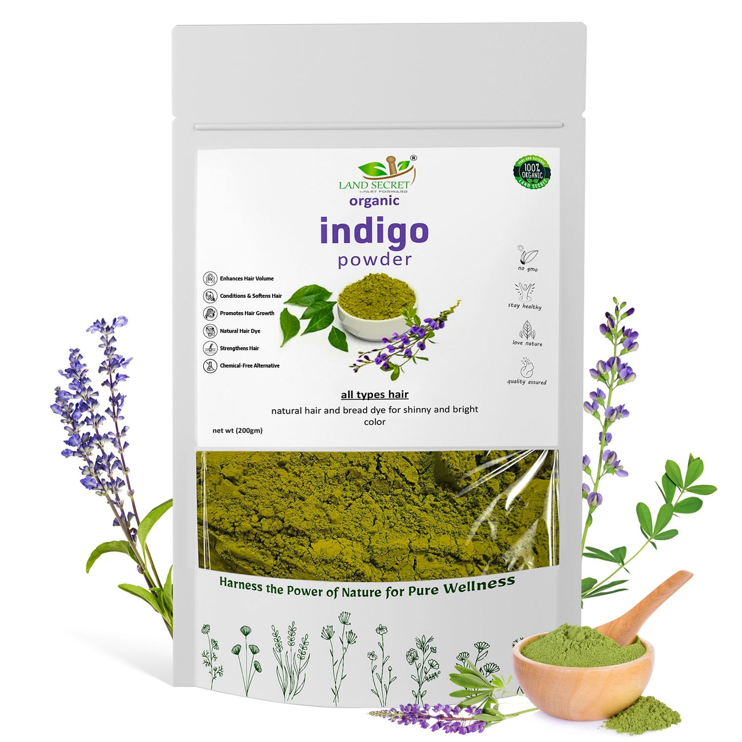 Land-Secret-pure-indigo-powder-natural-hair-dye