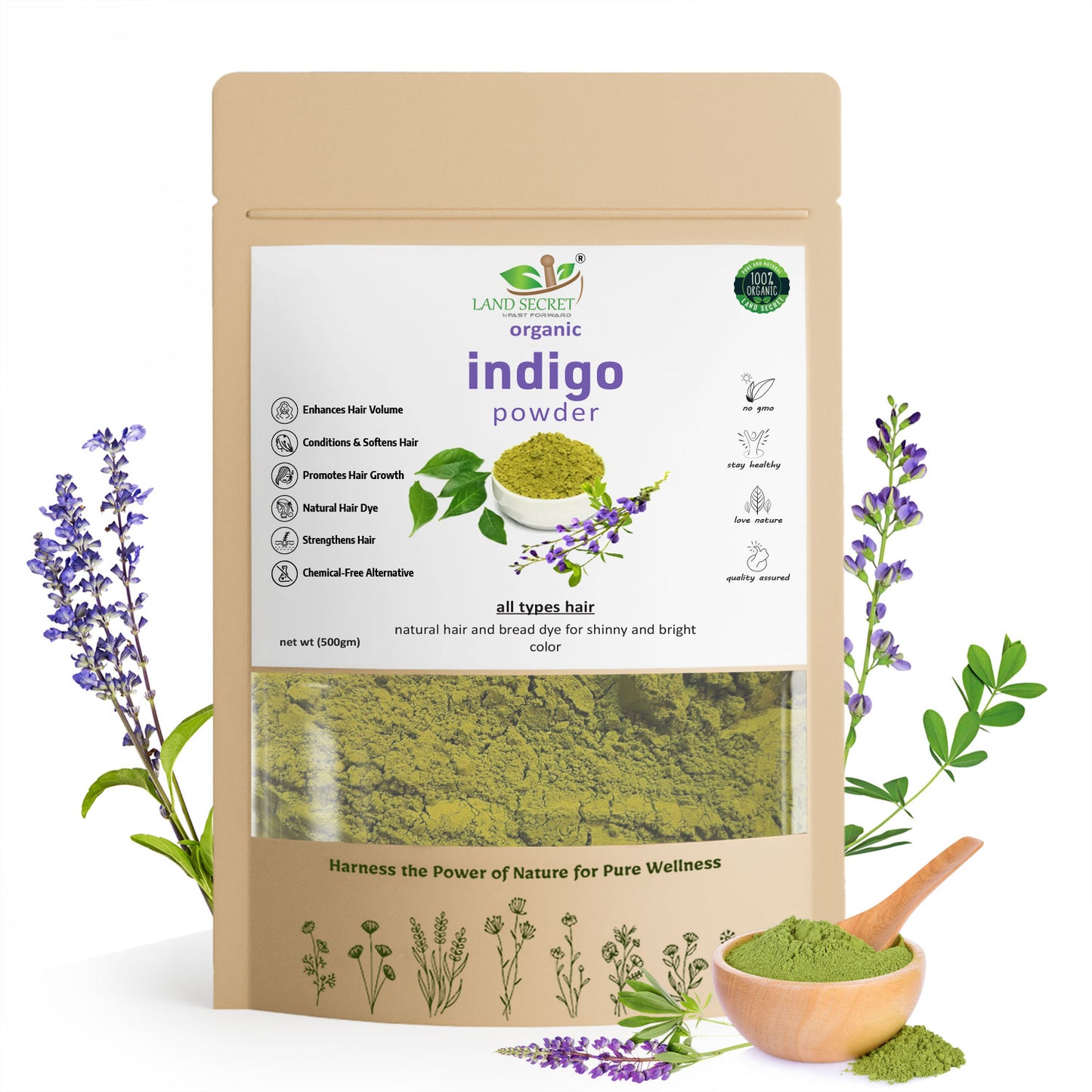 Land-Secret-pure-indigo-powder-natural-hair-dye