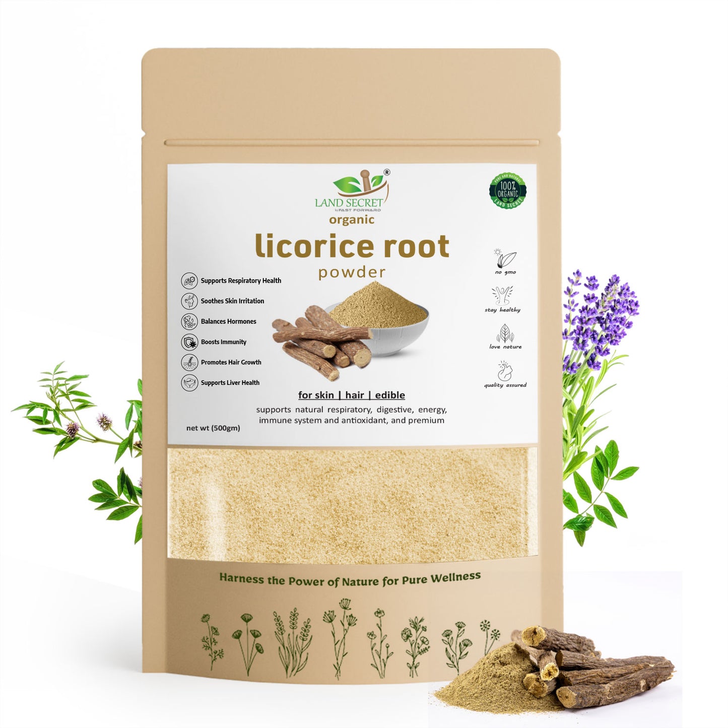 Land-Secret-mulethi-fine-powder-licorice-powder