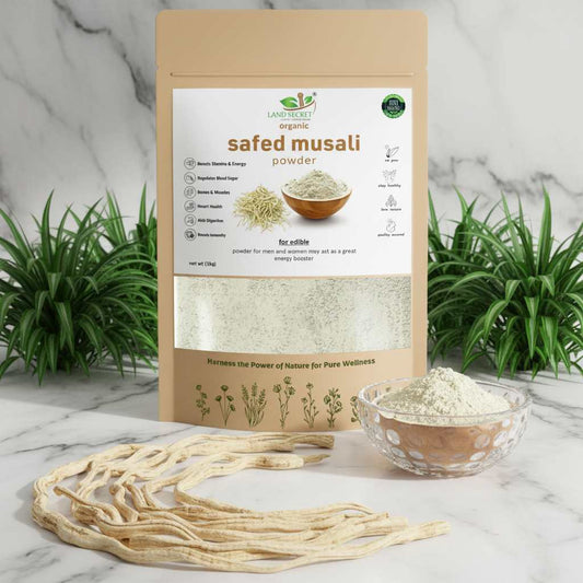 White Musali Powder: Traditional Tonic for Strength & Vitality