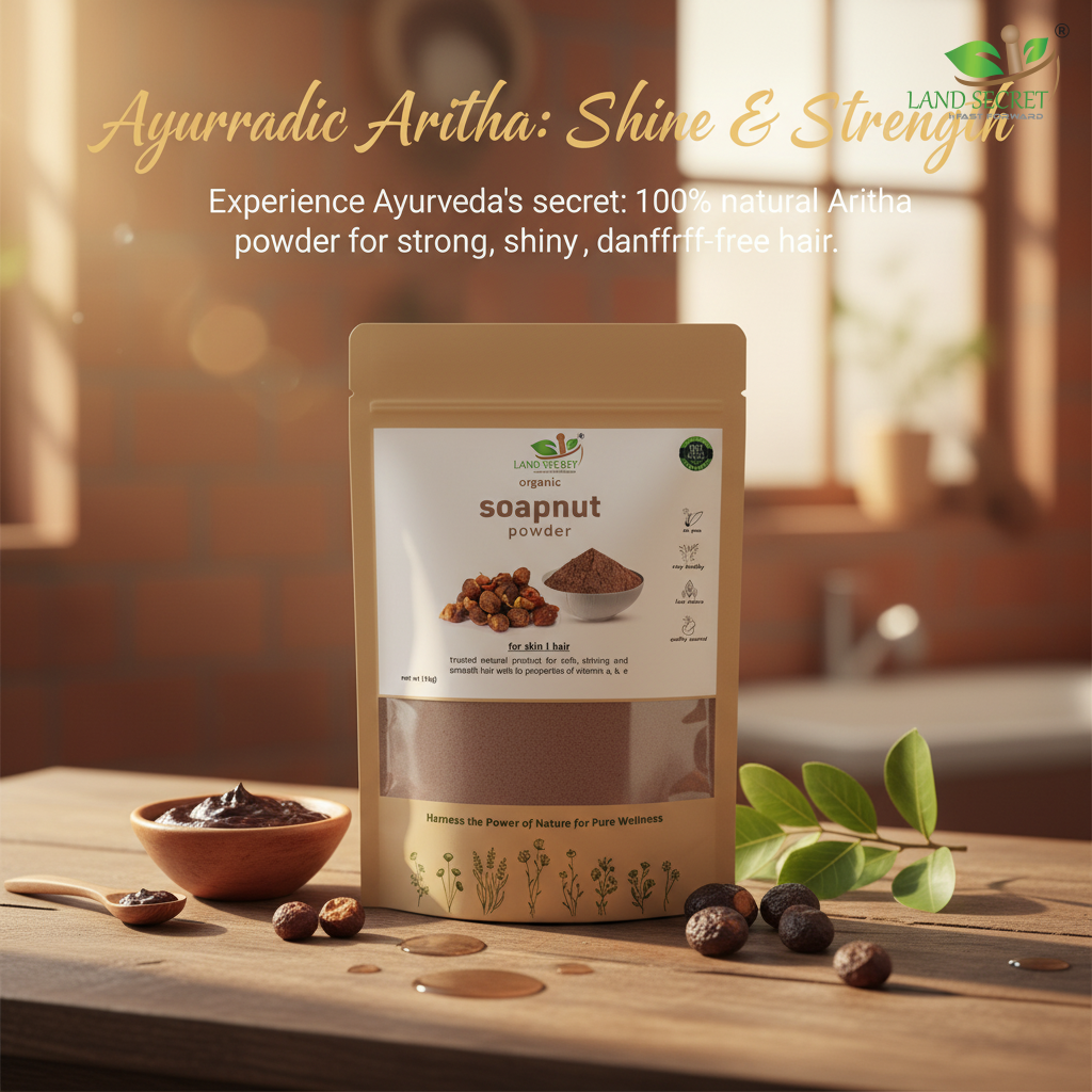 Aritha Powder (Soapnut / Sapindus Laurifolia) – 100% Natural Hair Cleanser for Silky, Shiny & Healthy Hair