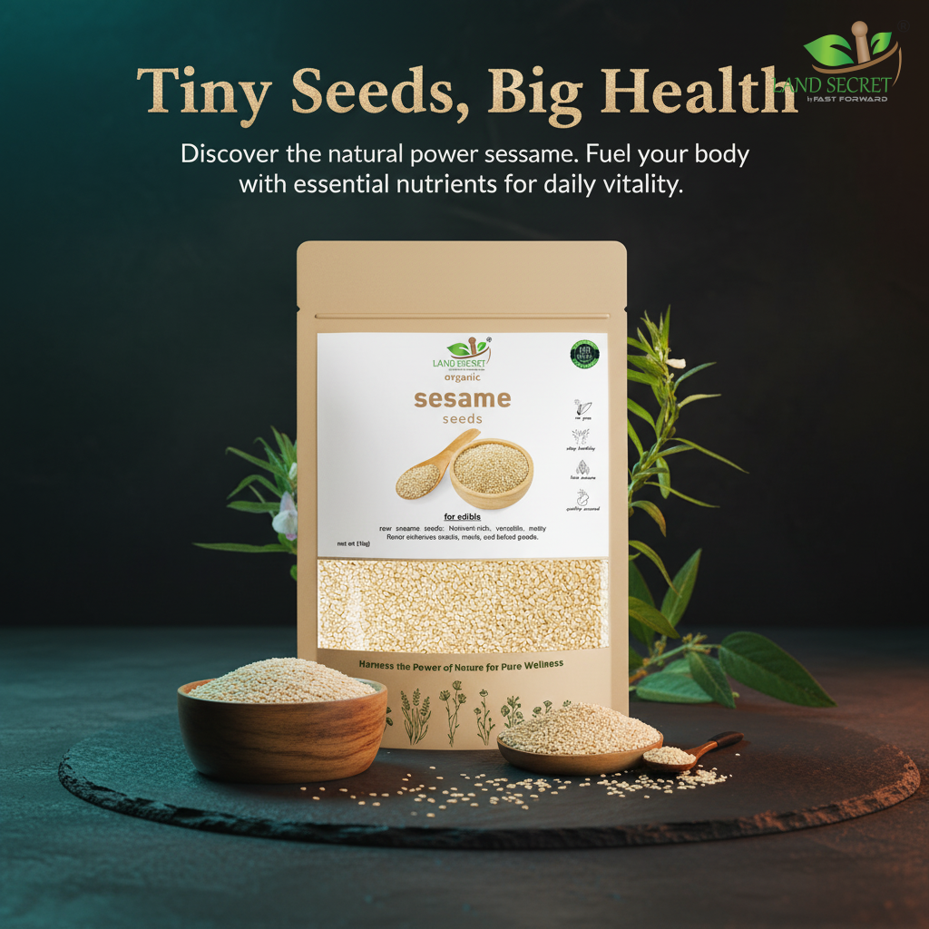 Premium Sesame Seeds – Rich in Calcium, Iron & Healthy Fats for Everyday Nutrition