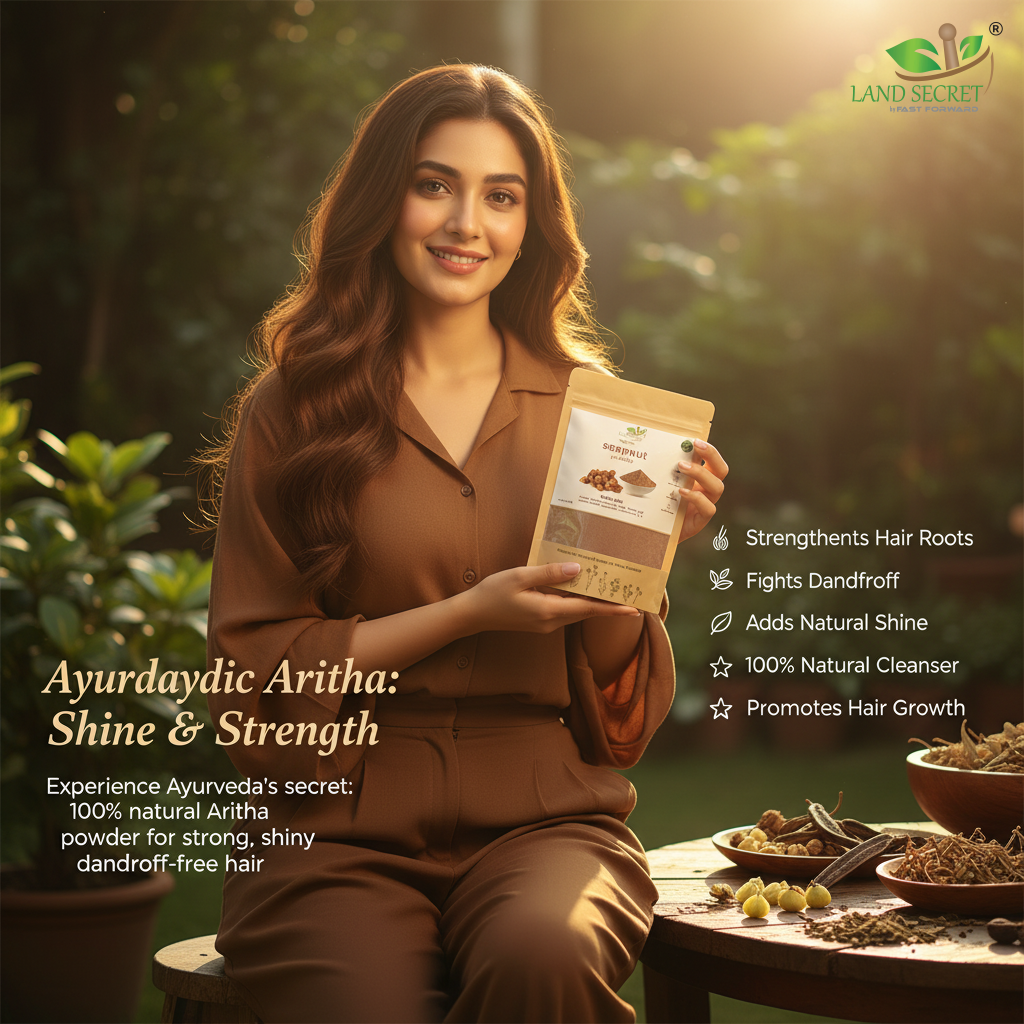 Aritha Powder (Soapnut / Sapindus Laurifolia) – 100% Natural Hair Cleanser for Silky, Shiny & Healthy Hair