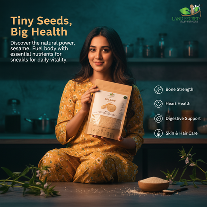 Premium Sesame Seeds – Rich in Calcium, Iron & Healthy Fats for Everyday Nutrition