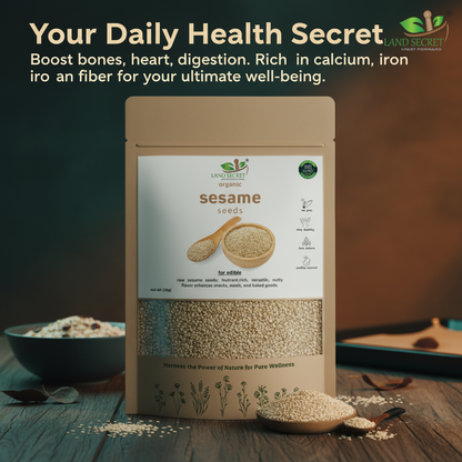 Premium Sesame Seeds – Rich in Calcium, Iron & Healthy Fats for Everyday Nutrition