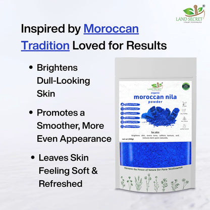 Land Secret Pure Moroccan Beauty Essentials– Natural Skin Brightening & Detoxifying Mask for Face & Body