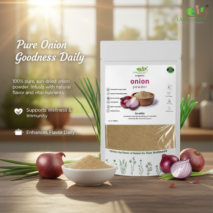 Onion Powder – 100% Pure & Natural | Rich in Vitamin B & C, Perfect for Cooking & Seasoning