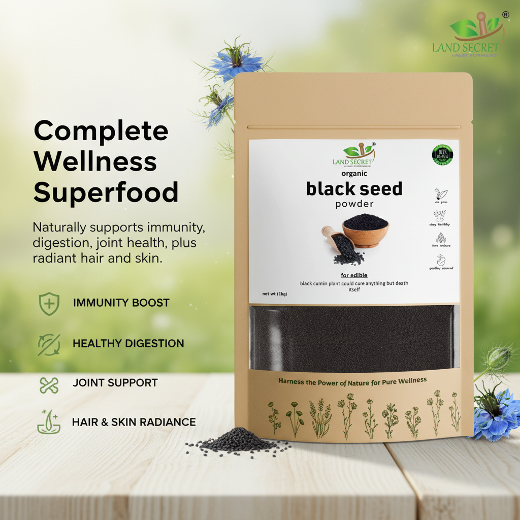 Black Seeds Powder/Kalonji Powder Super antioxidant for Immune Support, Joints, Digestion, Hair & Skin