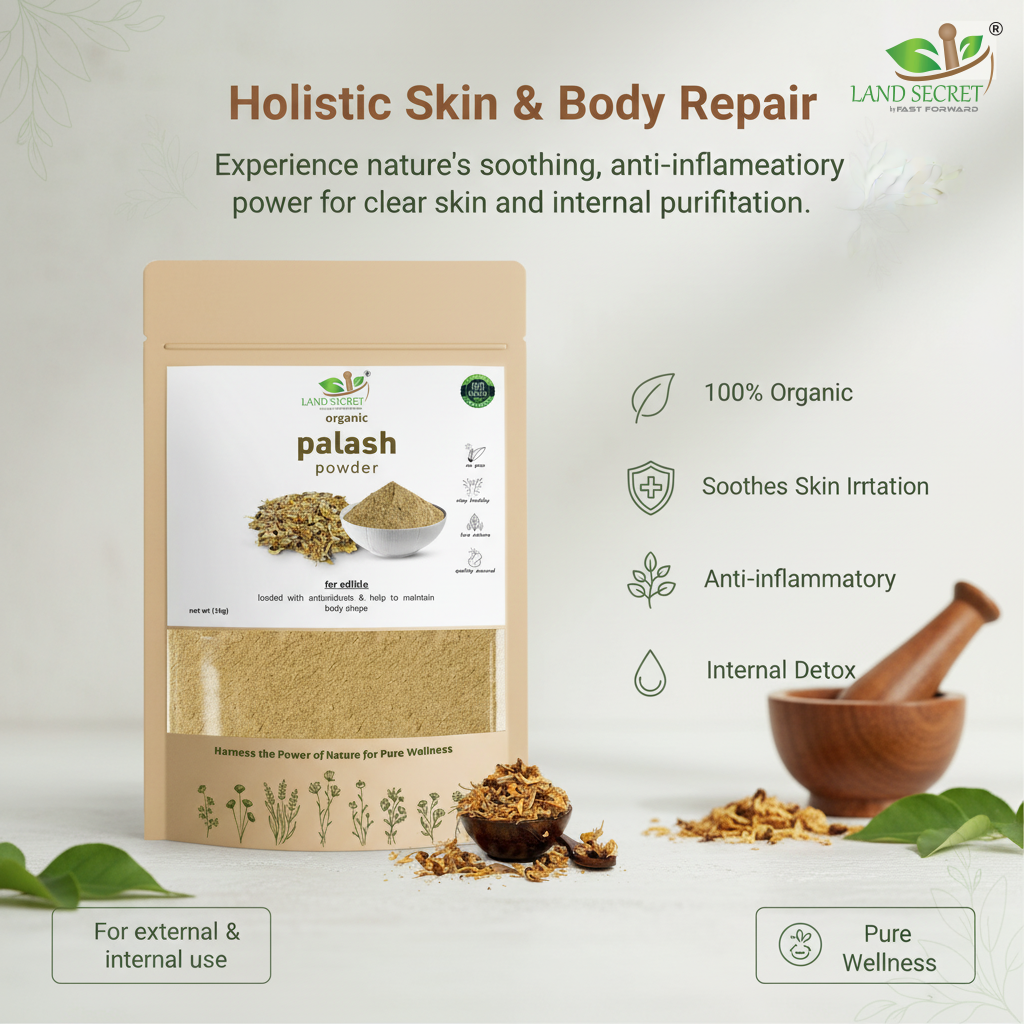 Kamarkas Palash Powder – 100% Organic Herbal Remedy | Natural Solution for Itching, Eczema & Skin Disorders