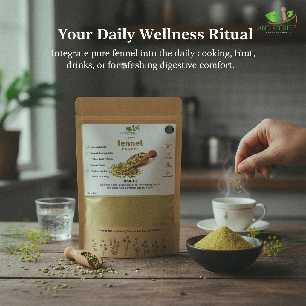 Saunf Powder (Fennel) | Natural Digestive Aid | Cooling Relief | Rich in Fiber & Antioxidants | 100% Pure