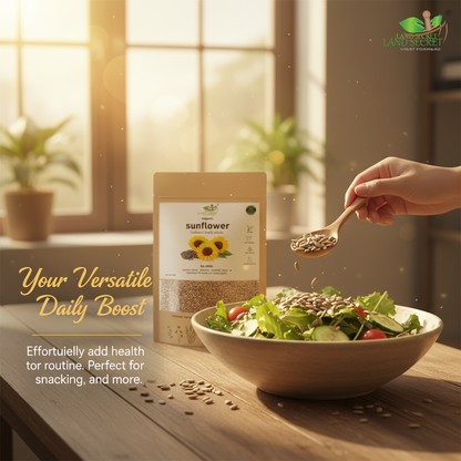 Premium Sunflower Seeds (Without Shell) – Ready-to-Eat Superfood Rich in Protein, Fiber, Healthy Fats, Antioxidants, Vitamins & Minerals