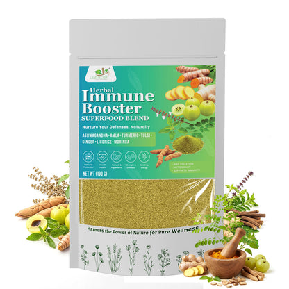 Herbal Immune Booster Blend – 100% Natural Ayurvedic Immunity Support | Strengthen Body Defense, Energy & Respiratory Health