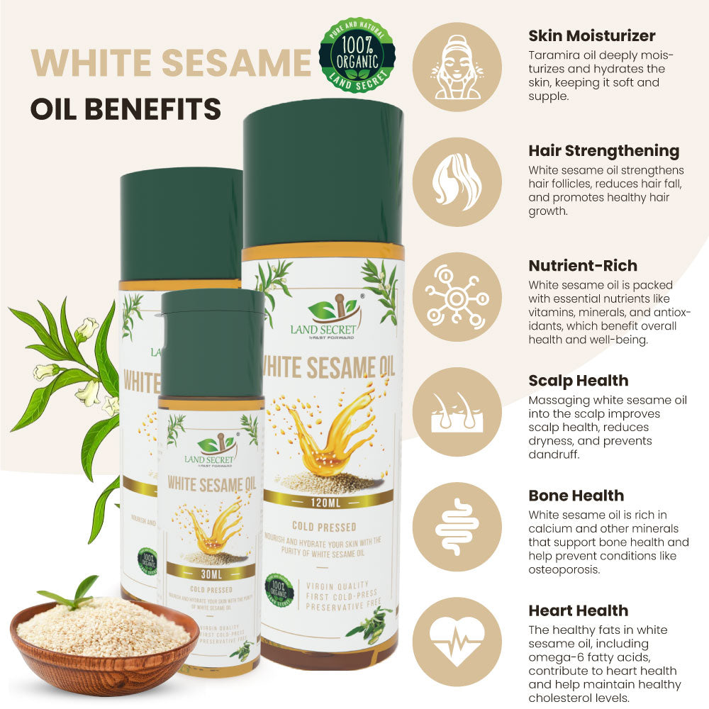 Land Secret Premium White Sesame Seed Oil