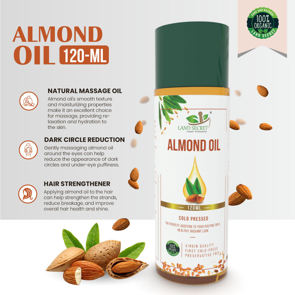 Sweet Almond Oil - Nourishing Organic Oil for Skin & Hair