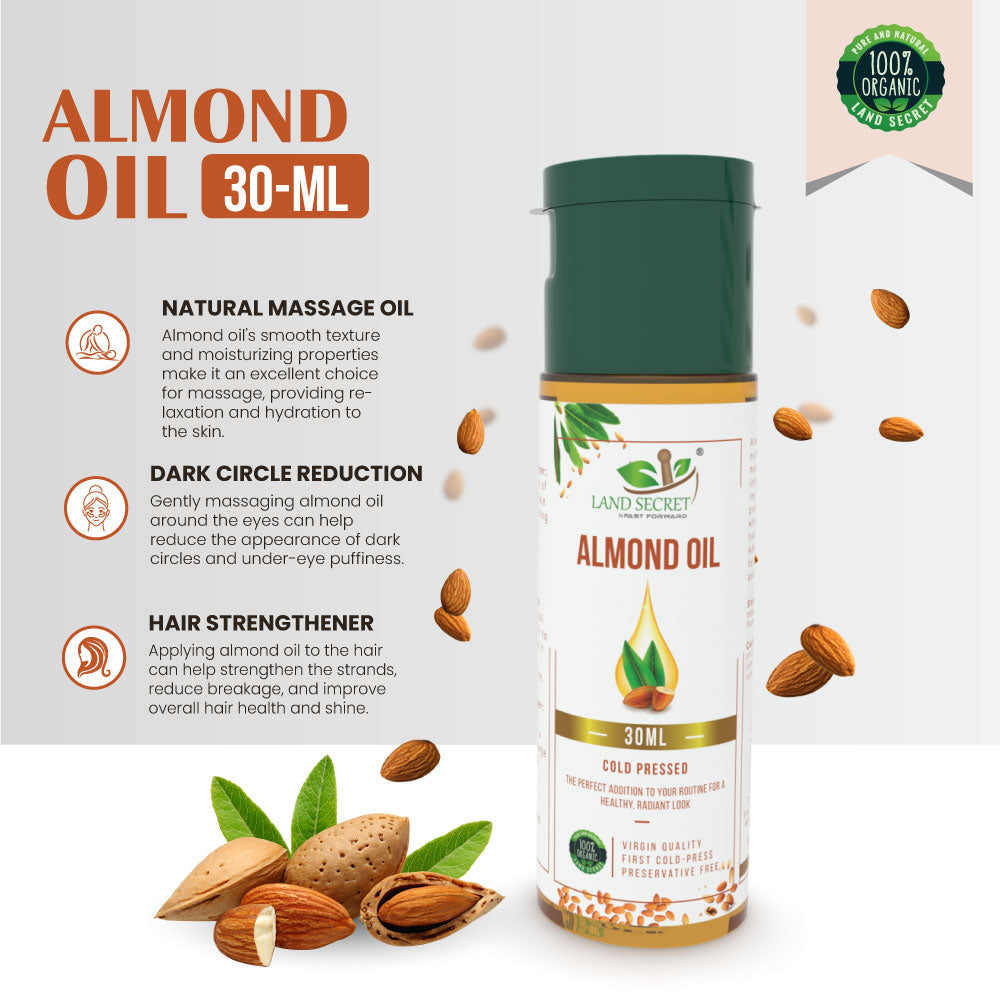 Sweet Almond Oil - Nourishing Organic Oil for Skin & Hair