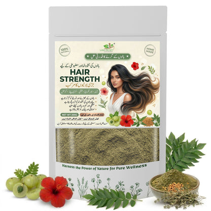 Land Secret Hair Growth & Strength Herbal Blend – 100% Natural Hair Mask Powder