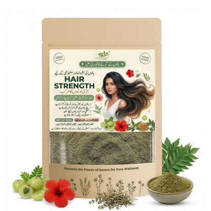 Land Secret Hair Growth & Strength Herbal Blend – 100% Natural Hair Mask Powder