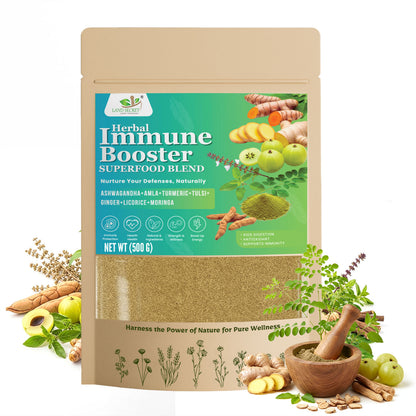 Herbal Immune Booster Blend – 100% Natural Ayurvedic Immunity Support | Strengthen Body Defense, Energy & Respiratory Health