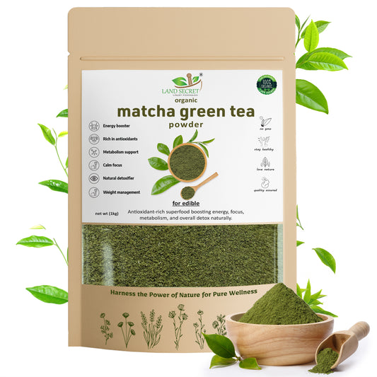 Organic Matcha Green Tea Powder 100% Pure & Unflavored | Great for Tea, Non-GMO, No Sugar