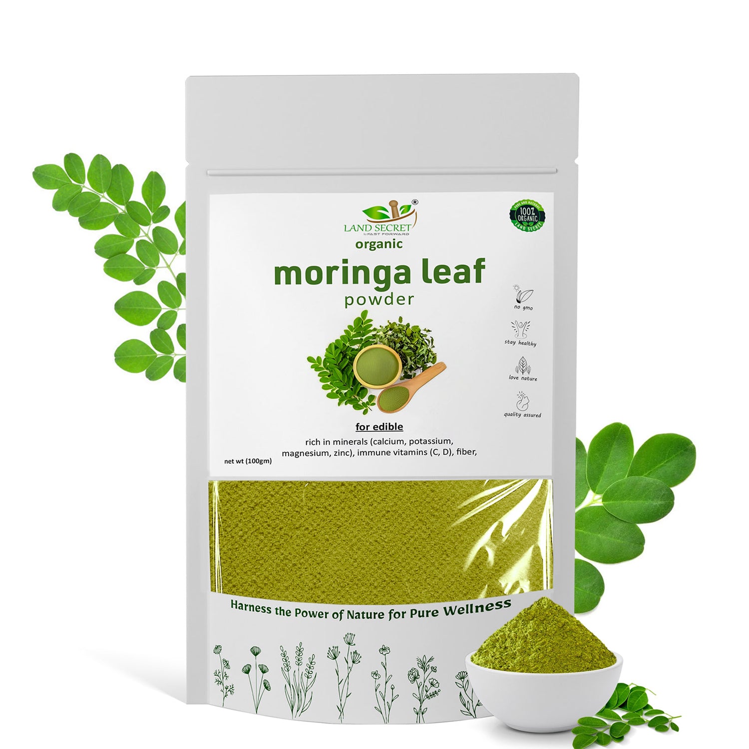 Land-Secret-moringa-leaf-powder