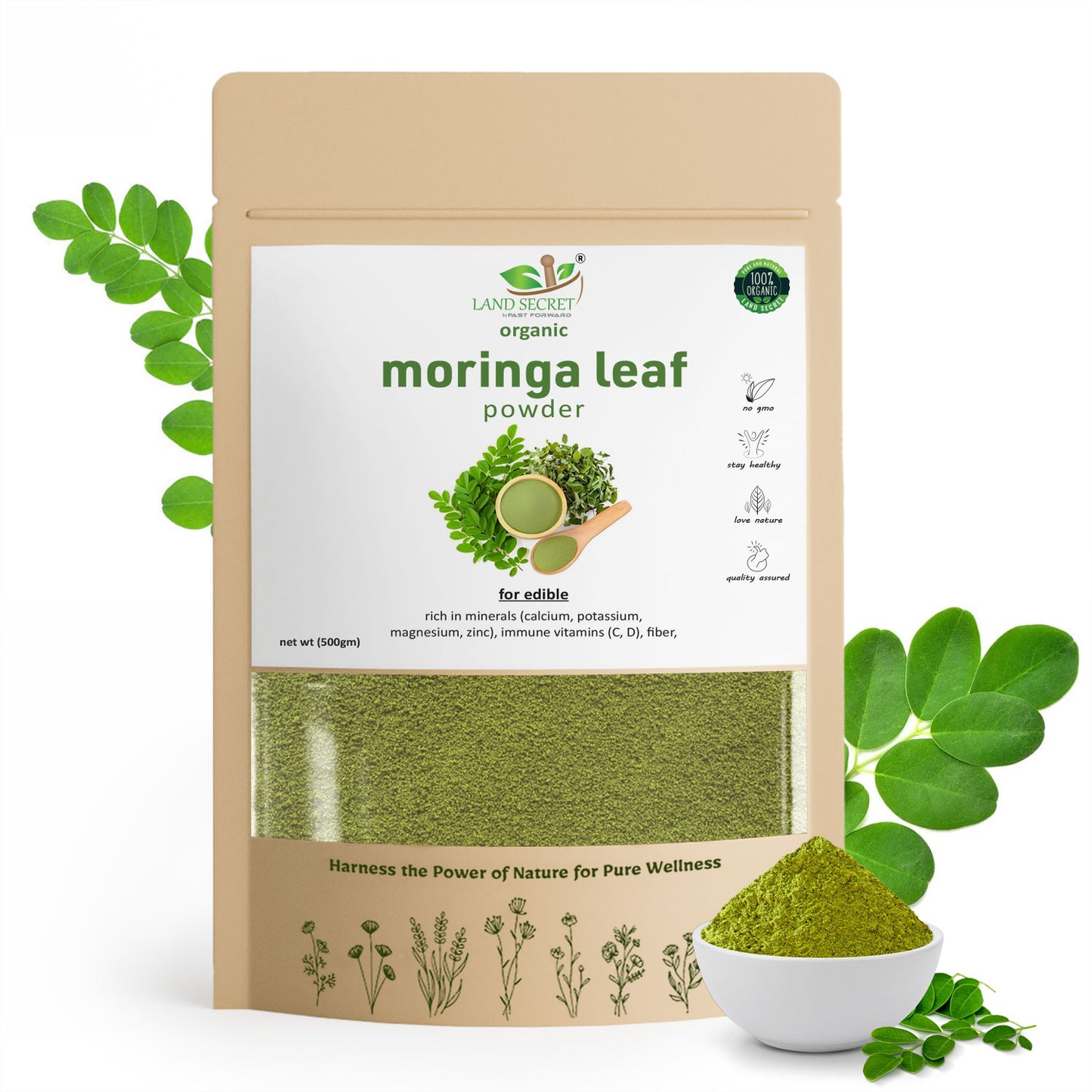 Land-Secret-moringa-leaf-powder