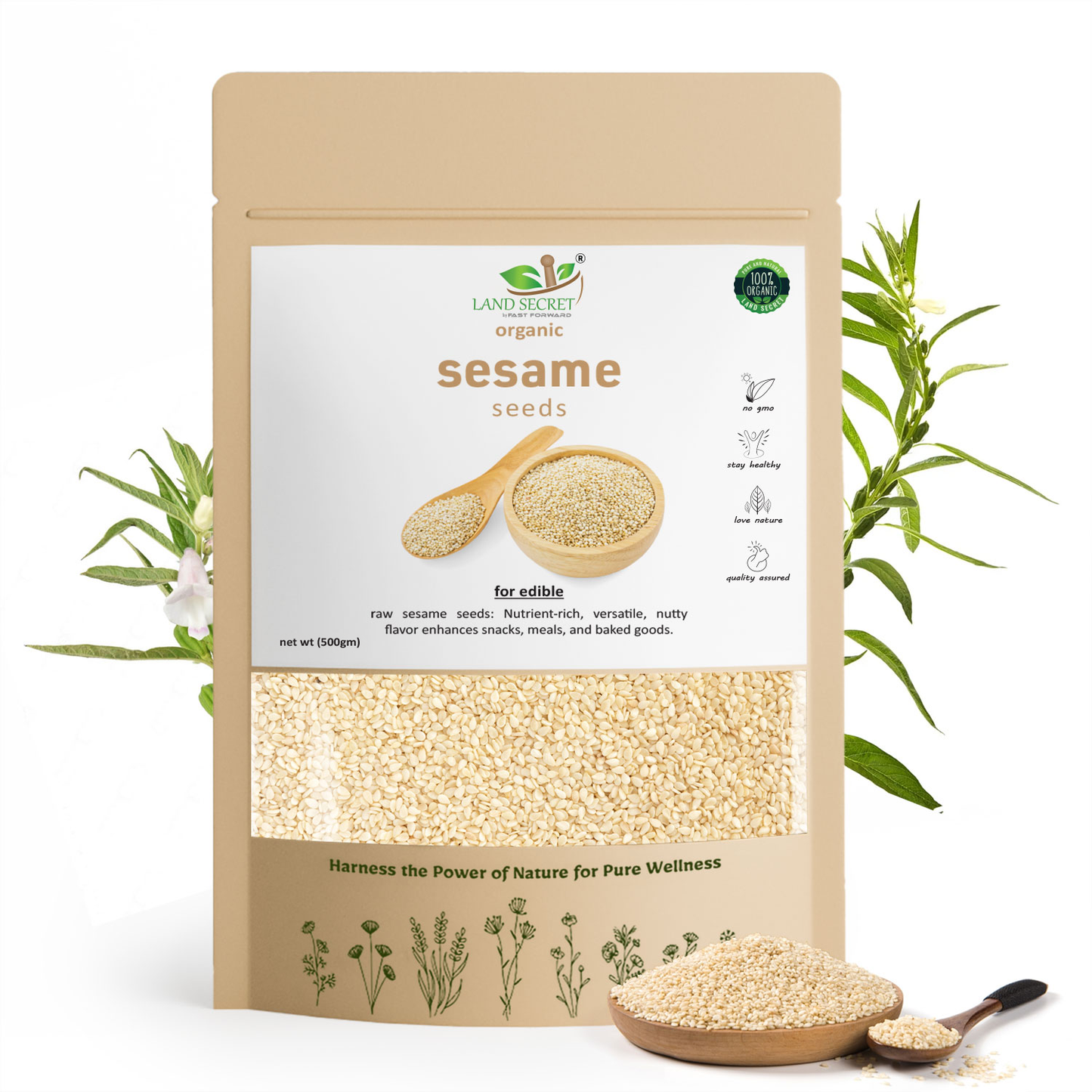 Premium Sesame Seeds – Rich in Calcium, Iron & Healthy Fats for Everyday Nutrition