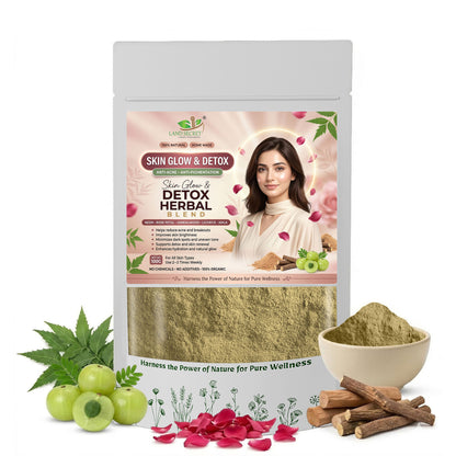 Land Secret Skin Glow & Detox Herbal Blend – 100% Natural Face Mask Powder