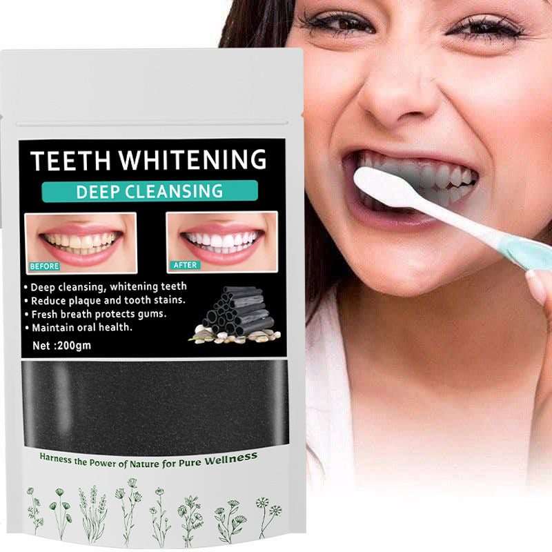 Activated Charcoal Powder - 100% Natural Teeth Whitening, Skin Detox, and Internal Cleanse