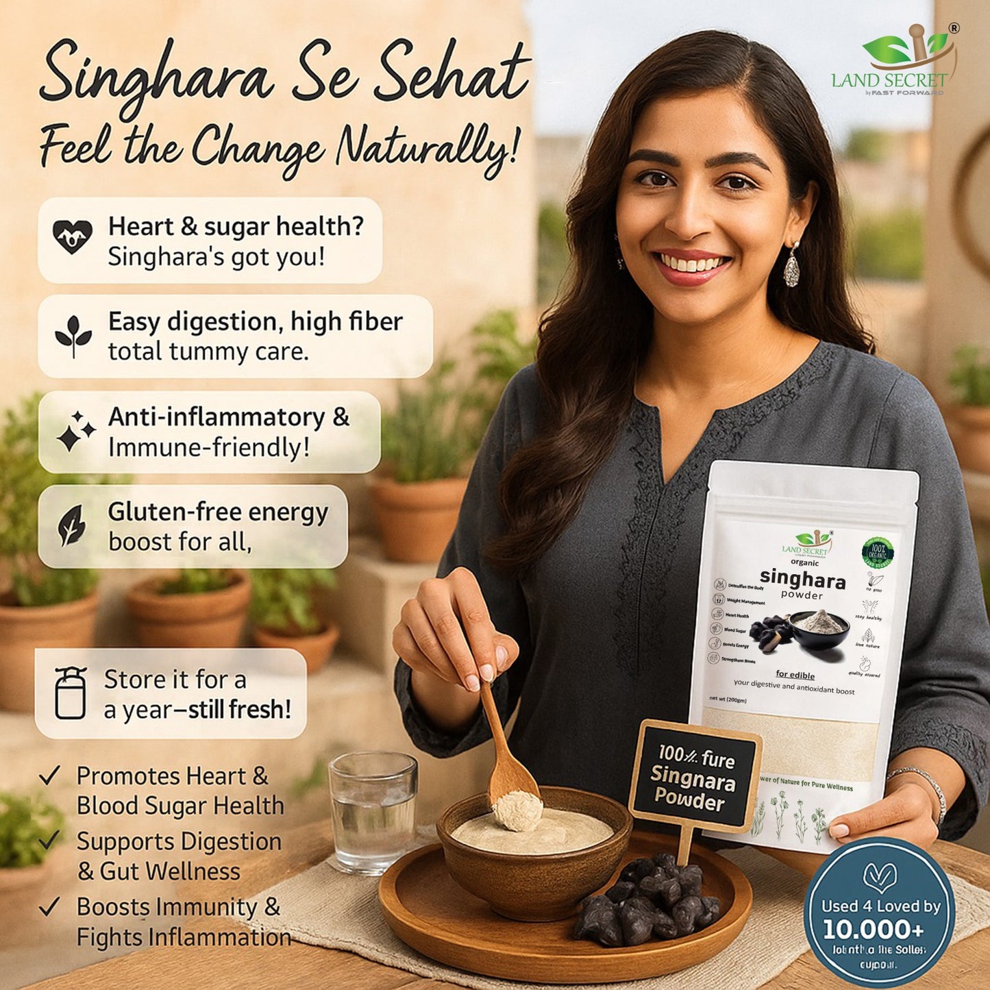 Singhara - Water Chestnut Powder - Health Advantages and Versatile Uses of Singhara Powder
