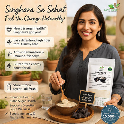 Singhara - Water Chestnut Powder - Health Advantages and Versatile Uses of Singhara Powder