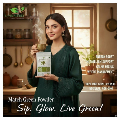 Organic Matcha Green Tea Powder 100% Pure & Unflavored | Great for Tea, Non-GMO, No Sugar