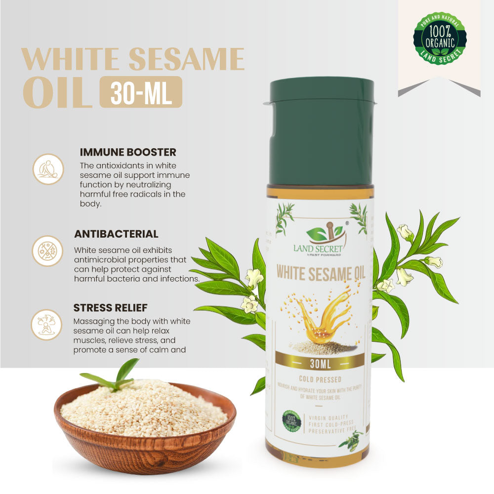 Land Secret Premium White Sesame Seed Oil