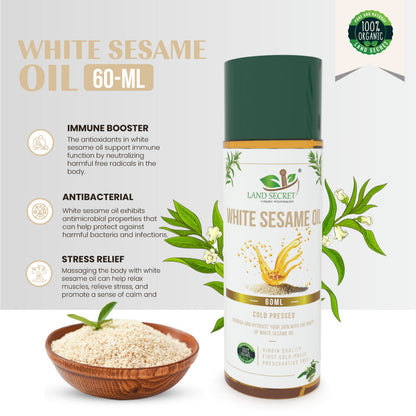 Land Secret Premium White Sesame Seed Oil