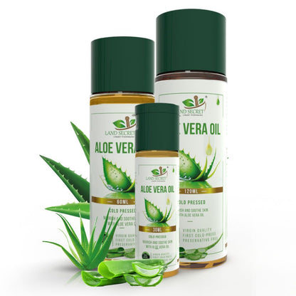 Aloe Vera Oil - for Nourishing Skin, Hair, and Body | Pure, Organic, and Edible