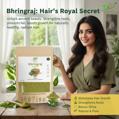 Bhringraj Powder for Hair Care Natural Solution for Strong and Healthy Hair