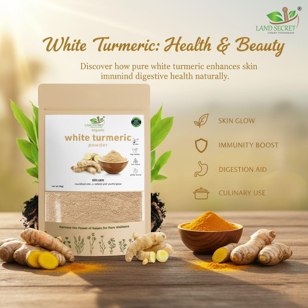White Turmeric Powder - Kachoor Powder - Health and Skin Advantages, Culinary and Beauty Uses