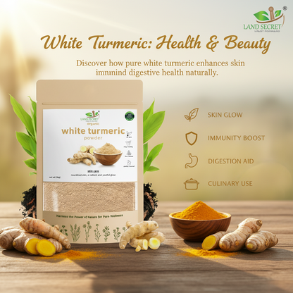 White Turmeric Powder - Kachoor Powder - Health and Skin Advantages, Culinary and Beauty Uses
