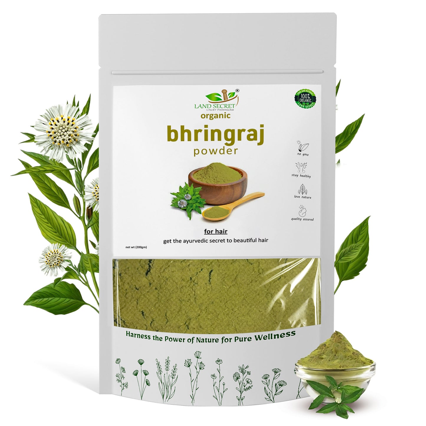 Land-Secret-bhringraj-powder-for-hair