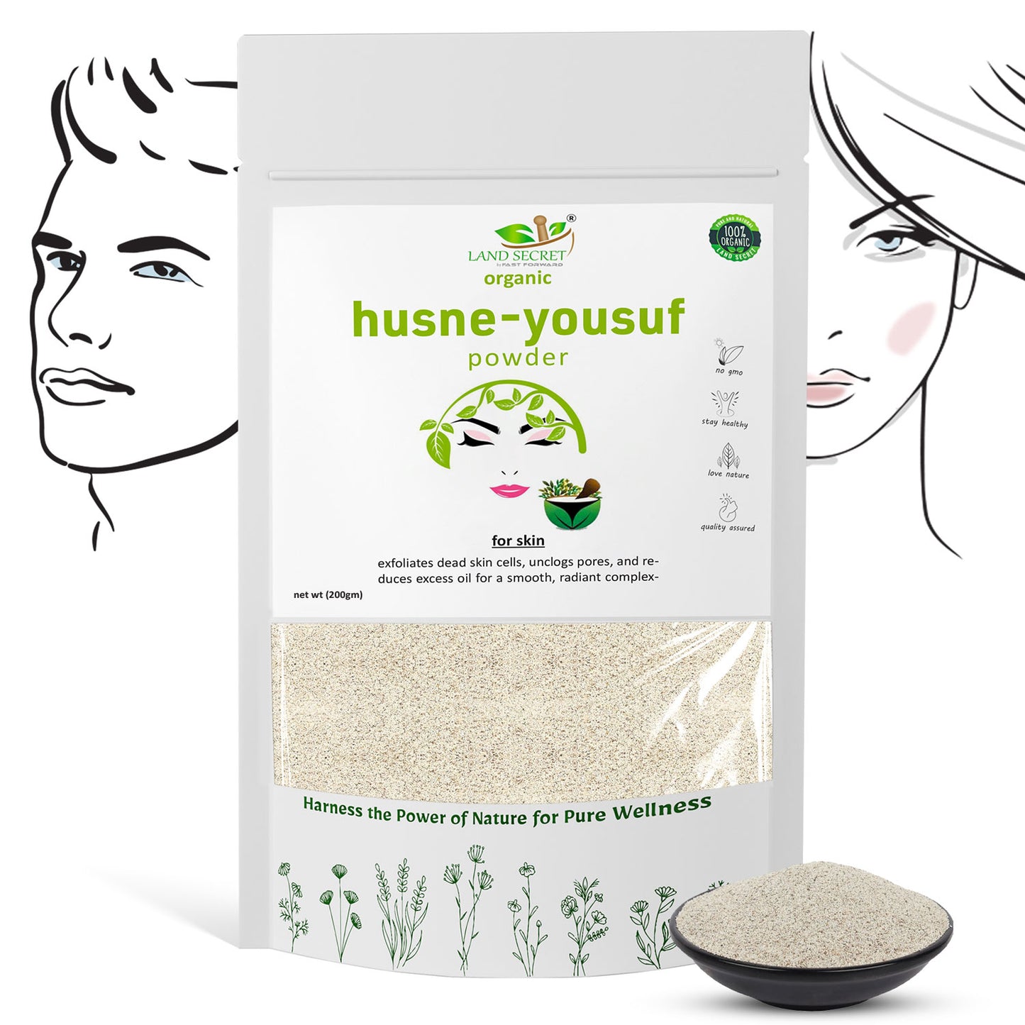 Land-Secret-husn-e-yousuf-powder-skin-care