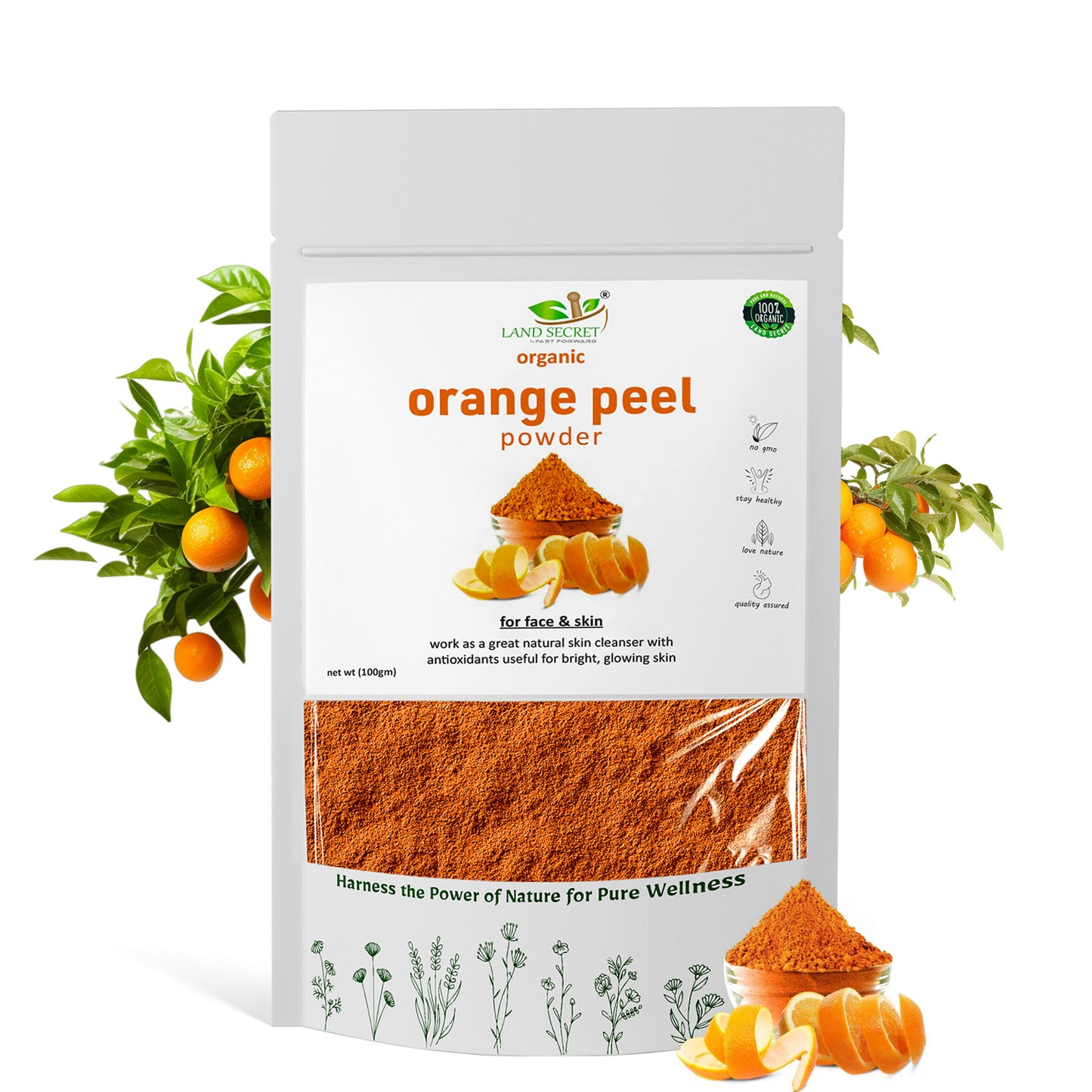 Land-Secret-orange-peel-herbs-powder