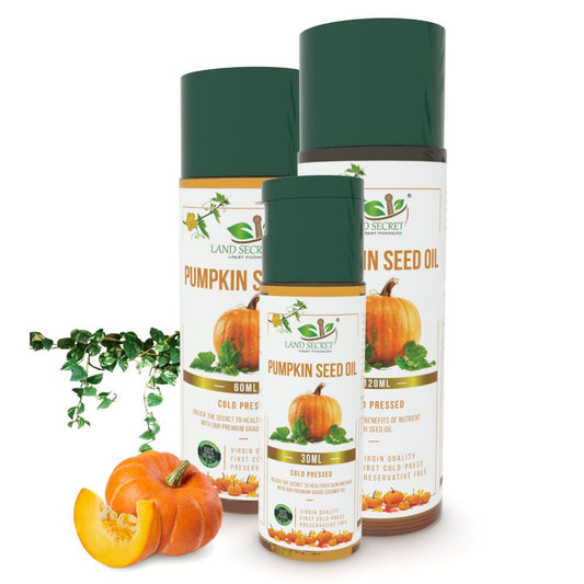 Pumpkin Seed Oil for Skin and Hair - Cold-Pressed, 100% Pure & Unrefined