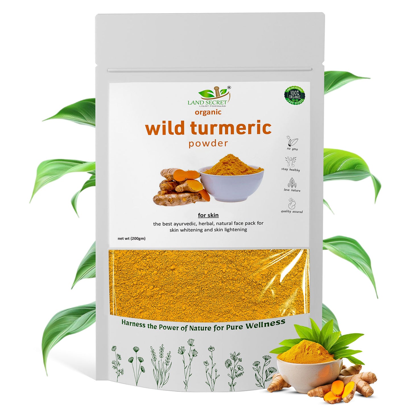 Land-Secret-organic-wild-turmeric-powder