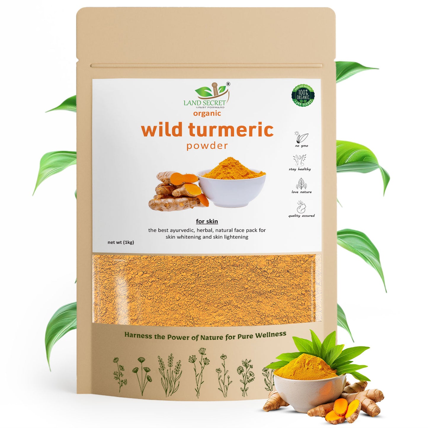 Land-Secret-organic-wild-turmeric-powder