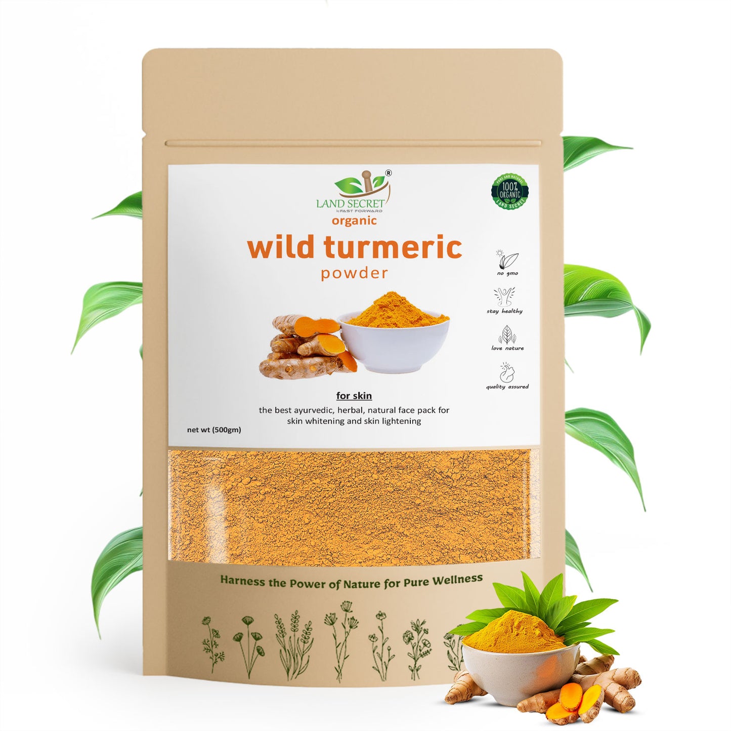 Land-Secret-organic-wild-turmeric-powder